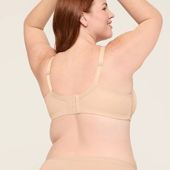 NWT Cacique Modern Collection Smooth Boost Plunge Bra In Cafe Mocha 46D - Picture 3 of 10